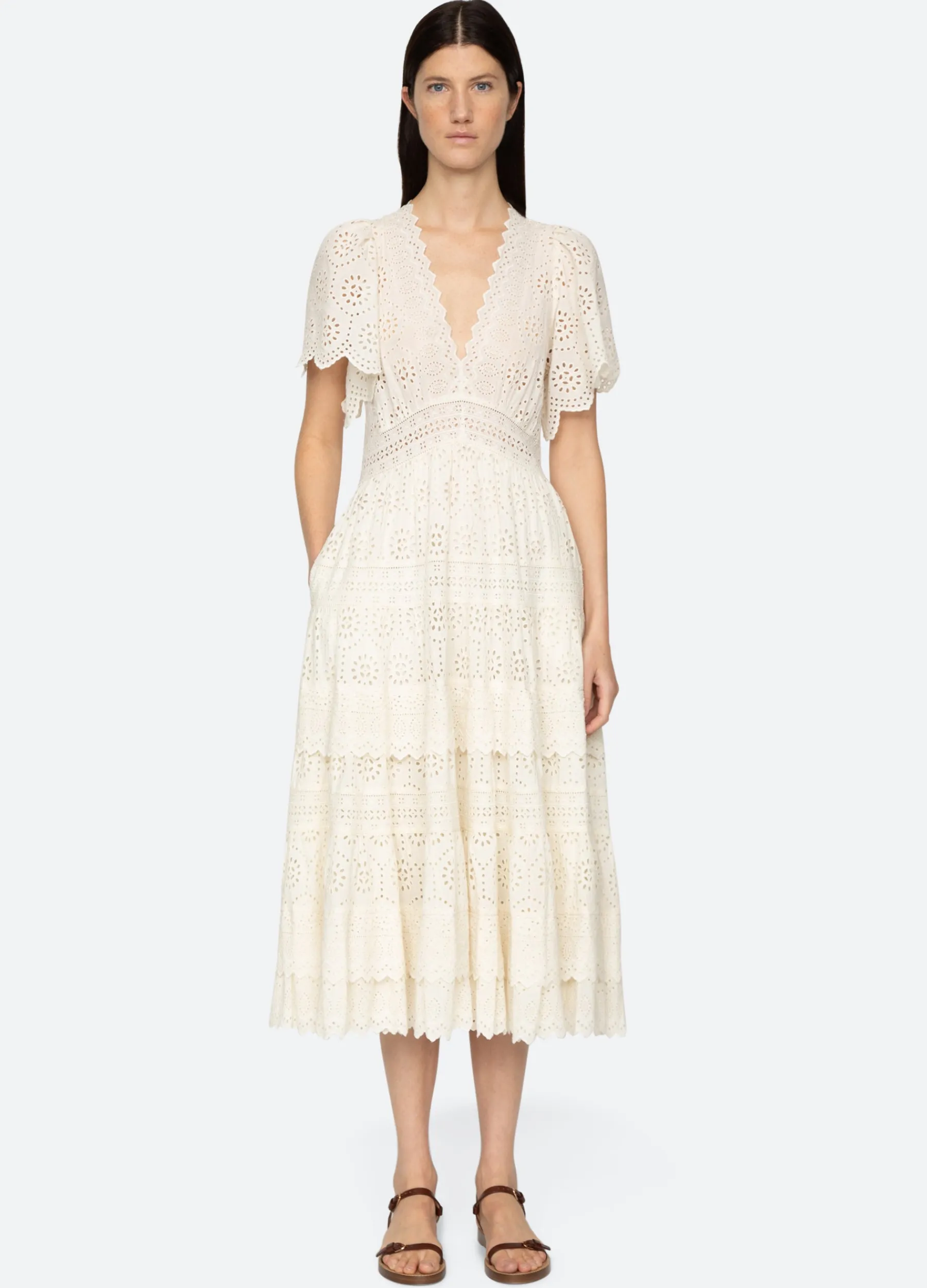 Online Sea New York Lyla Dress Cream