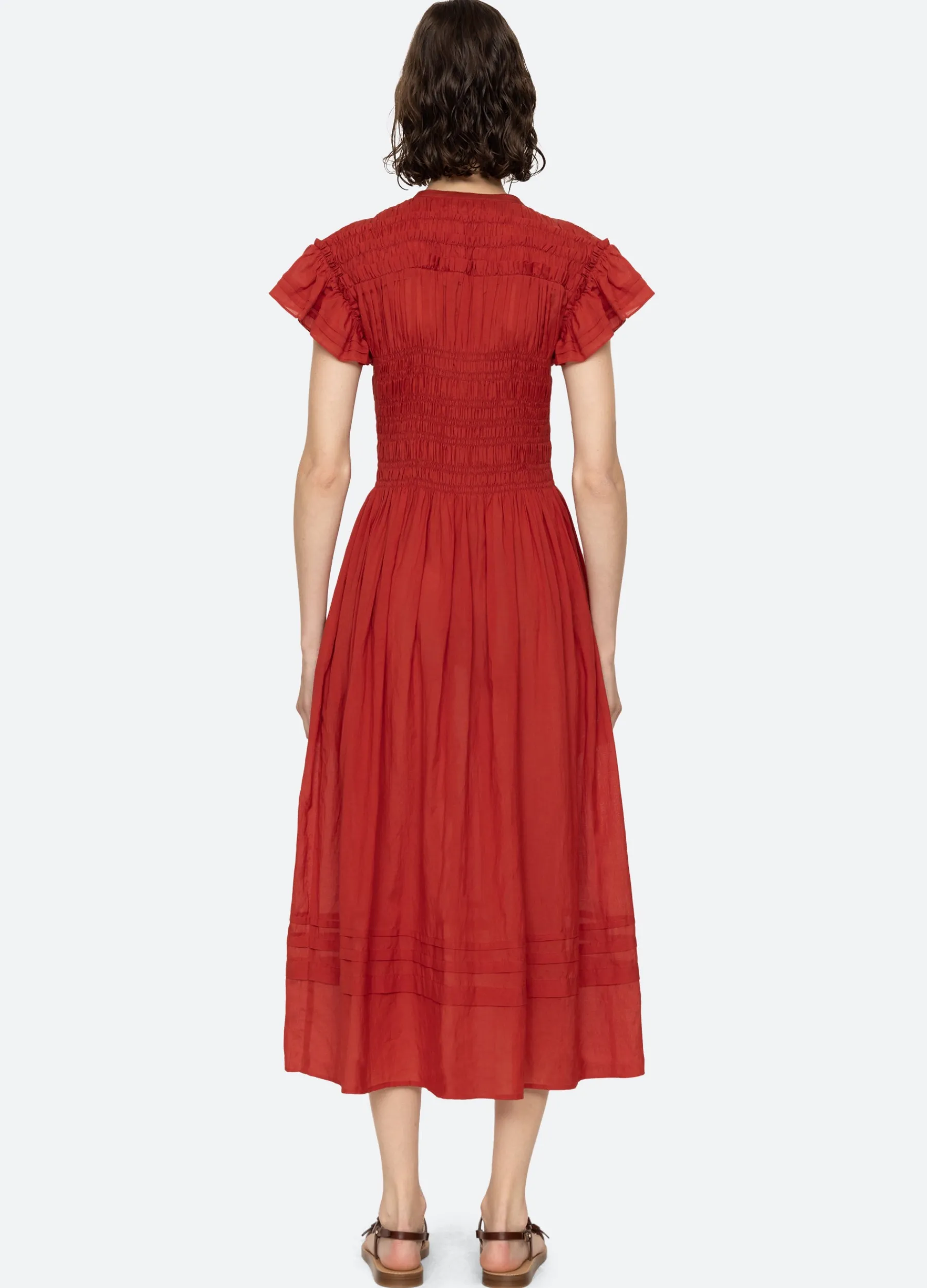 Hot Sea New York Nomi S/S Dress Paprika