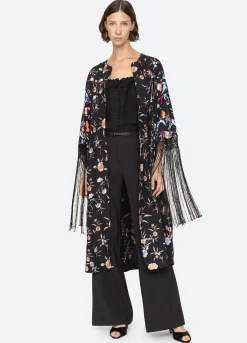 Outlet Sea New York Priscilla Robe Black