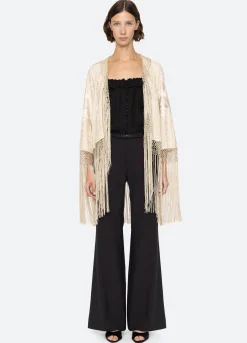 Sale Sea New York Priscilla Shawl Cream