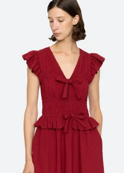 Best Sea New York Regina Dress Red