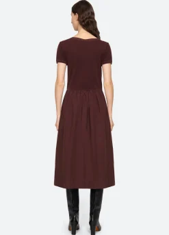 Online Sea New York Renata Dress Burgundy