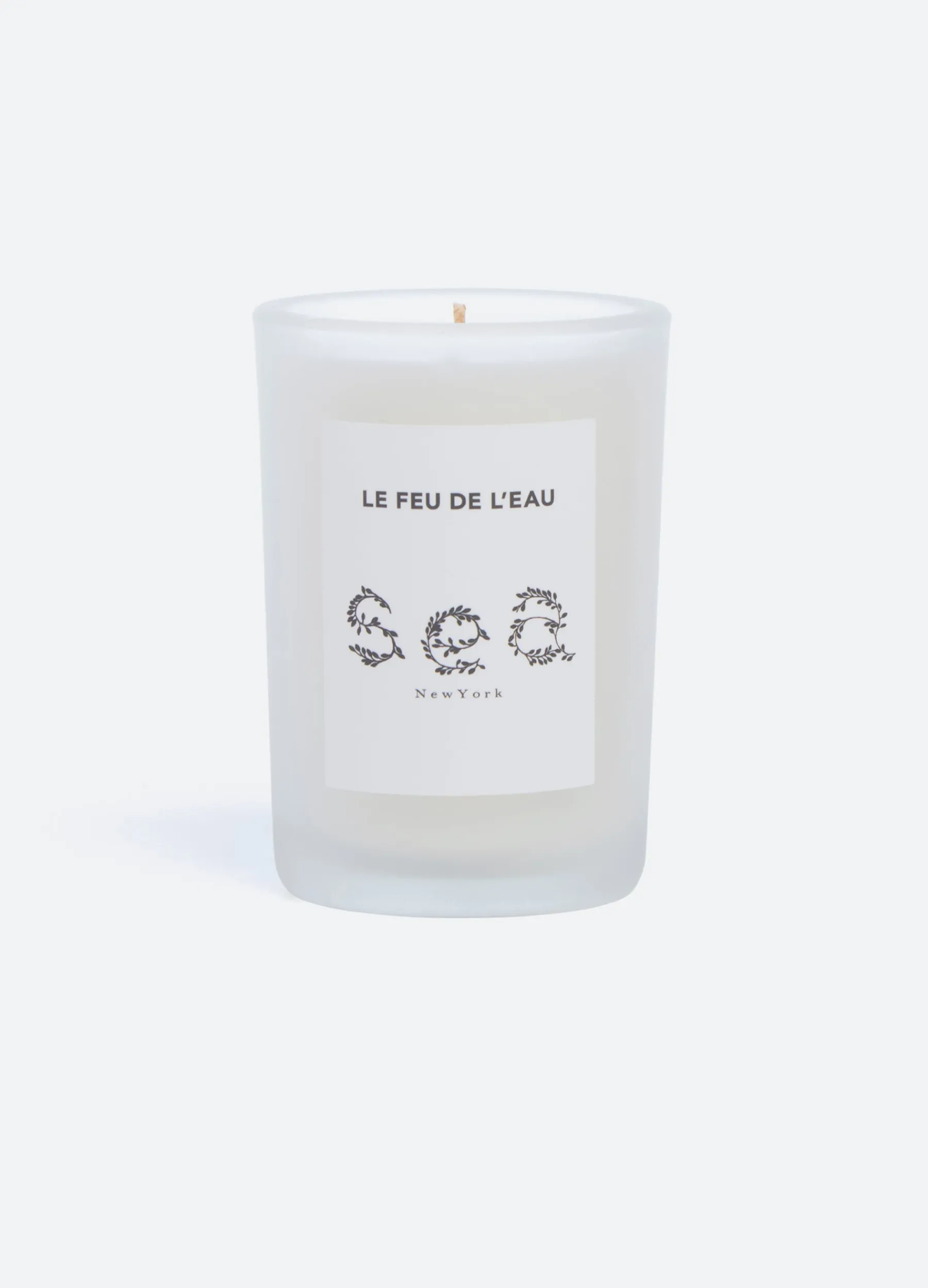 Clearance Sea New York Sea Candle White