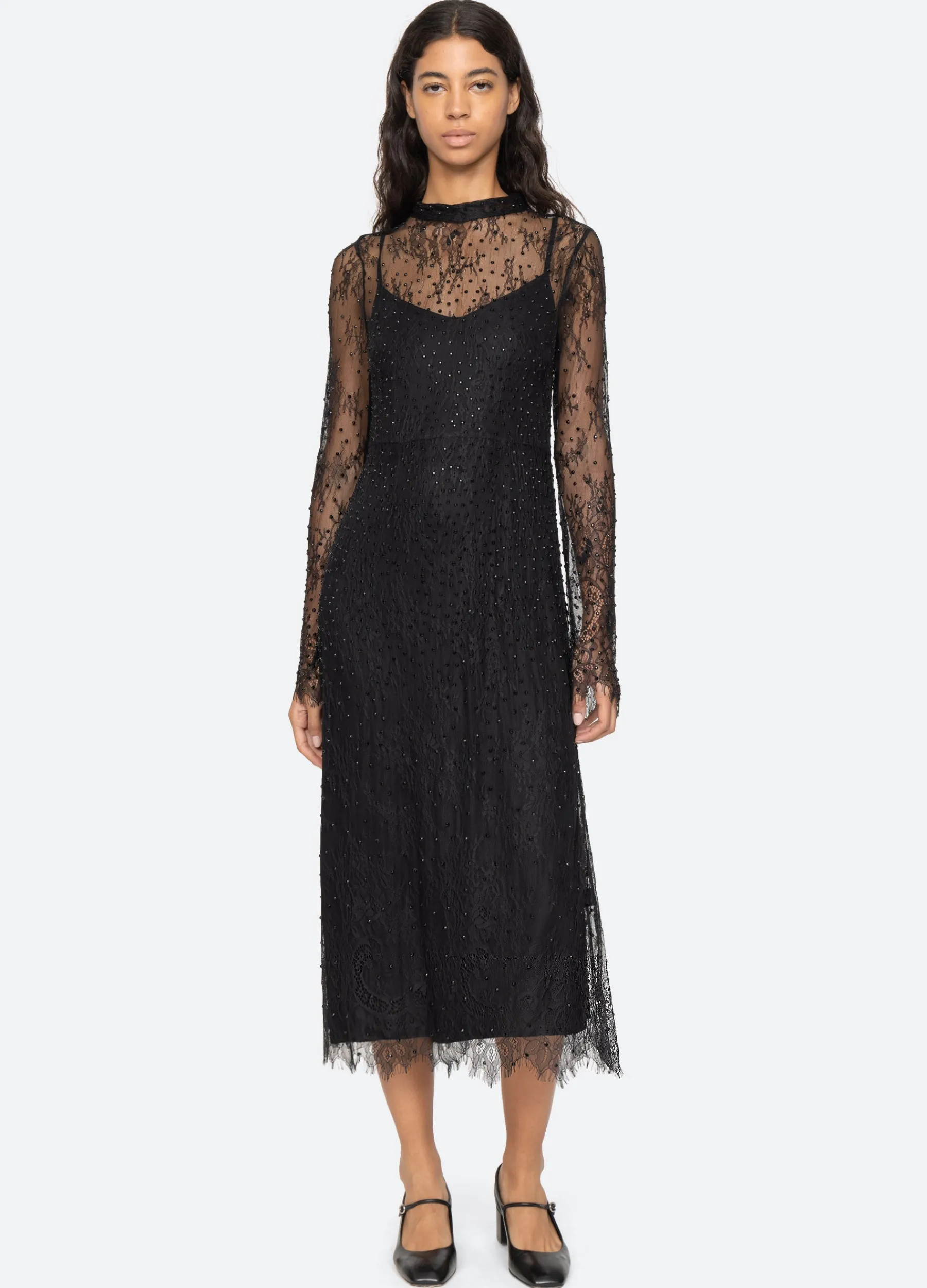Clearance Sea New York Seraphina L/S Dress Black