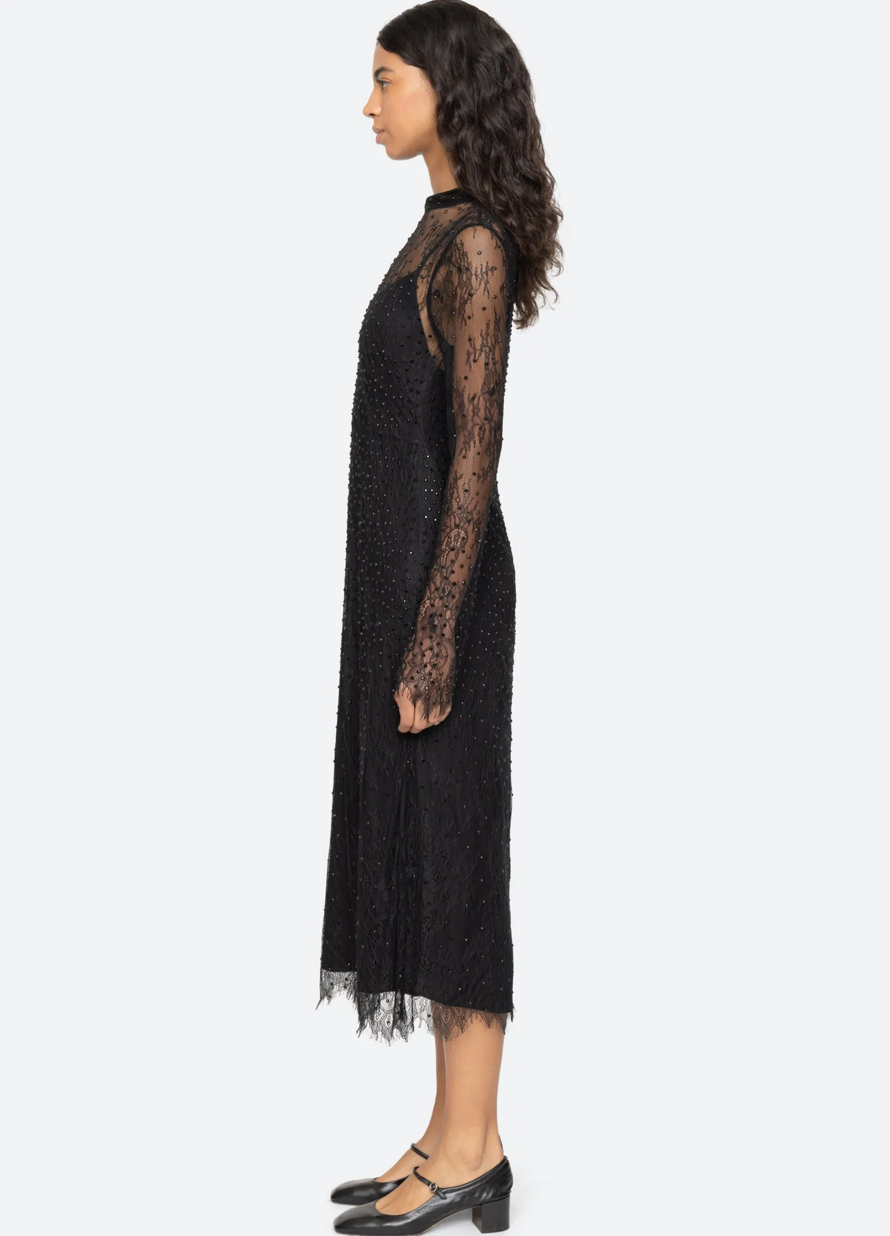 Clearance Sea New York Seraphina L/S Dress Black