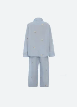 Clearance Sea New York Sheep Kids PJ Set Sky
