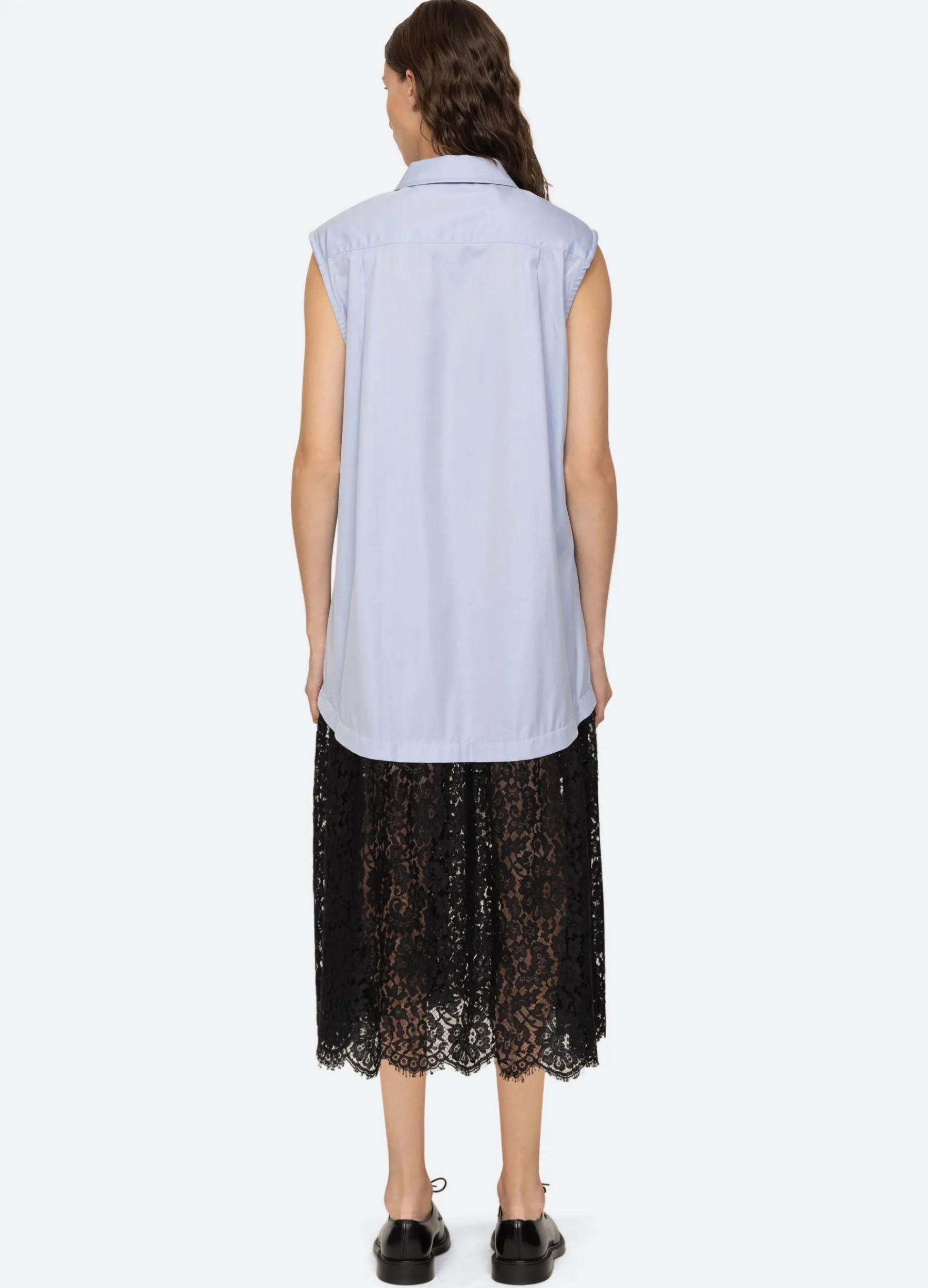 Clearance Sea New York Suzy Combo Dress Blue