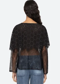 New Sea New York Vale Top Black