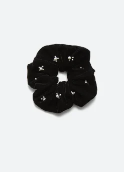 Discount Sea New York Velvet Scrunchie Black