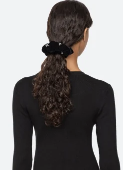 Discount Sea New York Velvet Scrunchie Black