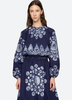 Outlet Sea New York Yana L/S Top Navy