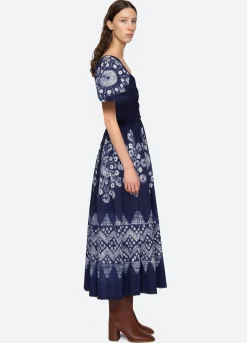 Discount Sea New York Yana S/S Dress Navy