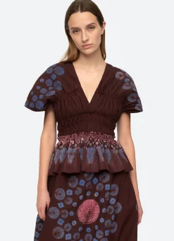 Online Sea New York Yana Top Rose